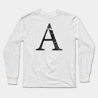 Marble A Long Sleeve T-Shirt